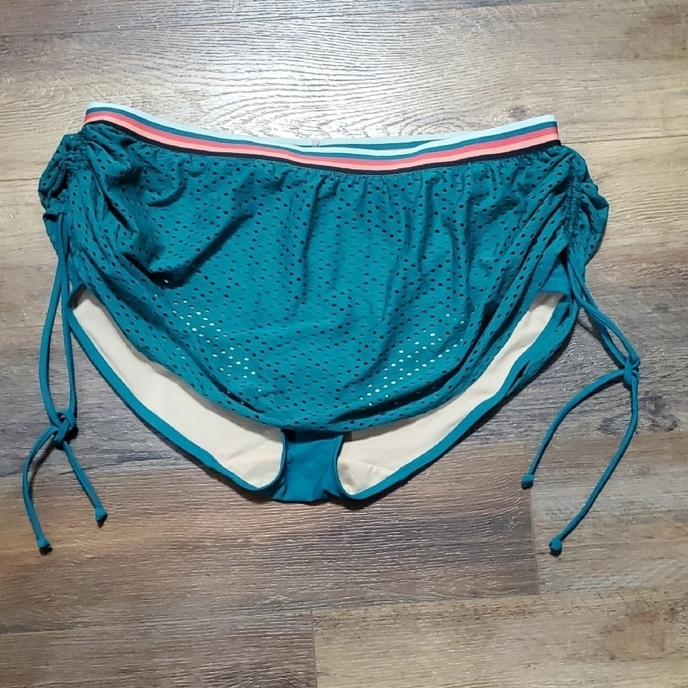 Cacique Teal Green Swimskirt Swimwear